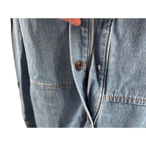 NWT The Simple Folk Denim Boilersuit Jumpsuit Lightweight Blue Size 6 - Picture 7 of 7